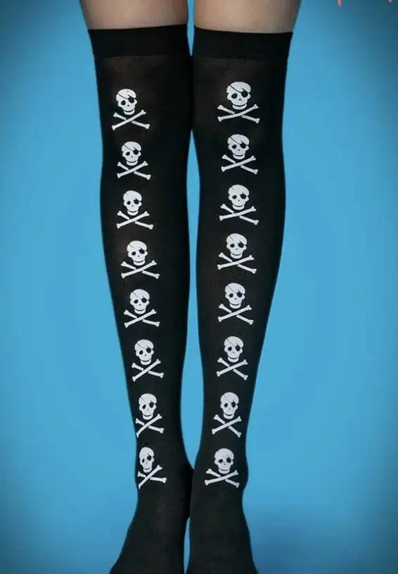 Thigh High Assorted Coloured Socks - gmaxx