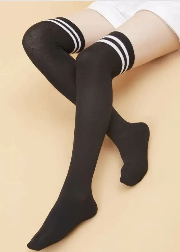Thigh High Assorted Coloured Socks - gmaxx