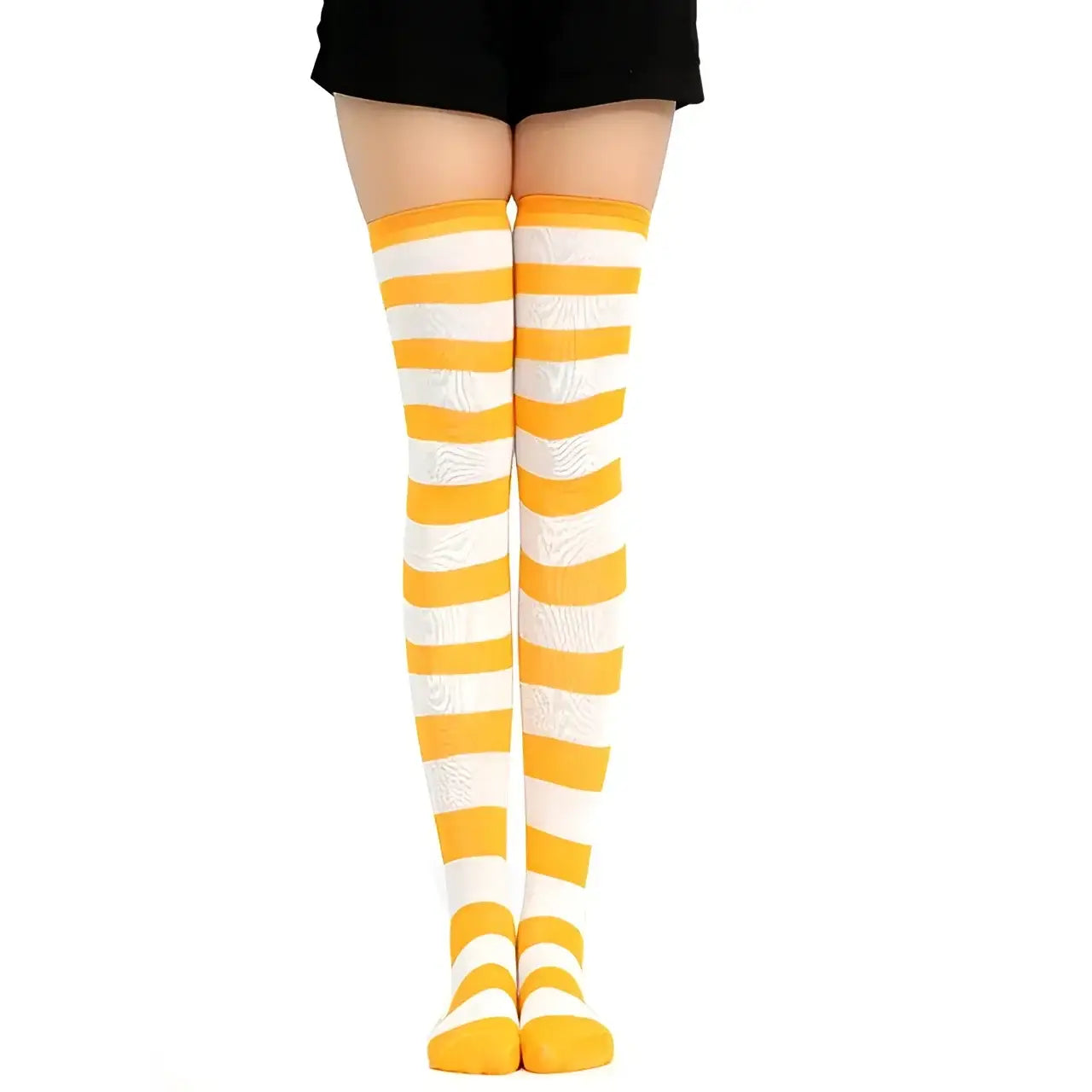 Thigh High Assorted Coloured Socks - gmaxx