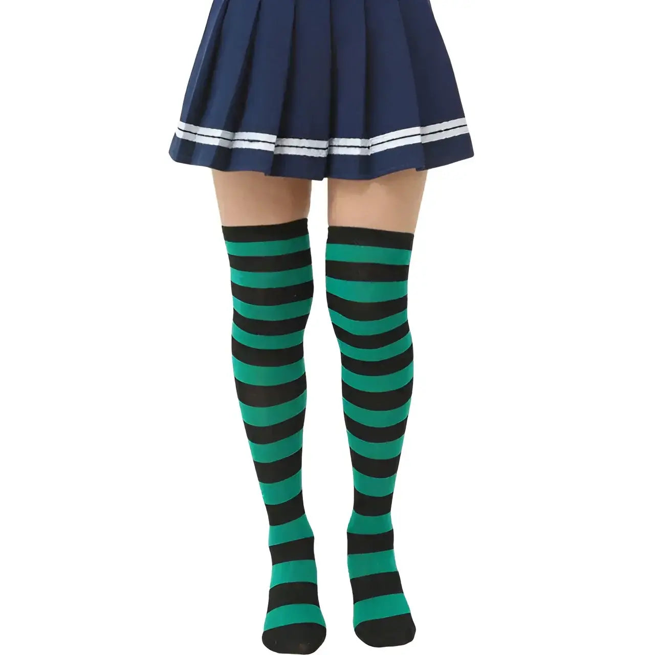Thigh High Assorted Coloured Socks - gmaxx