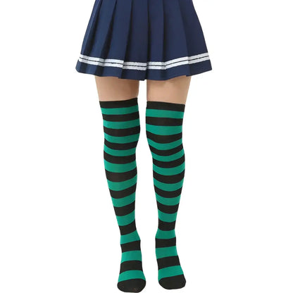 Thigh High Assorted Coloured Socks - gmaxx