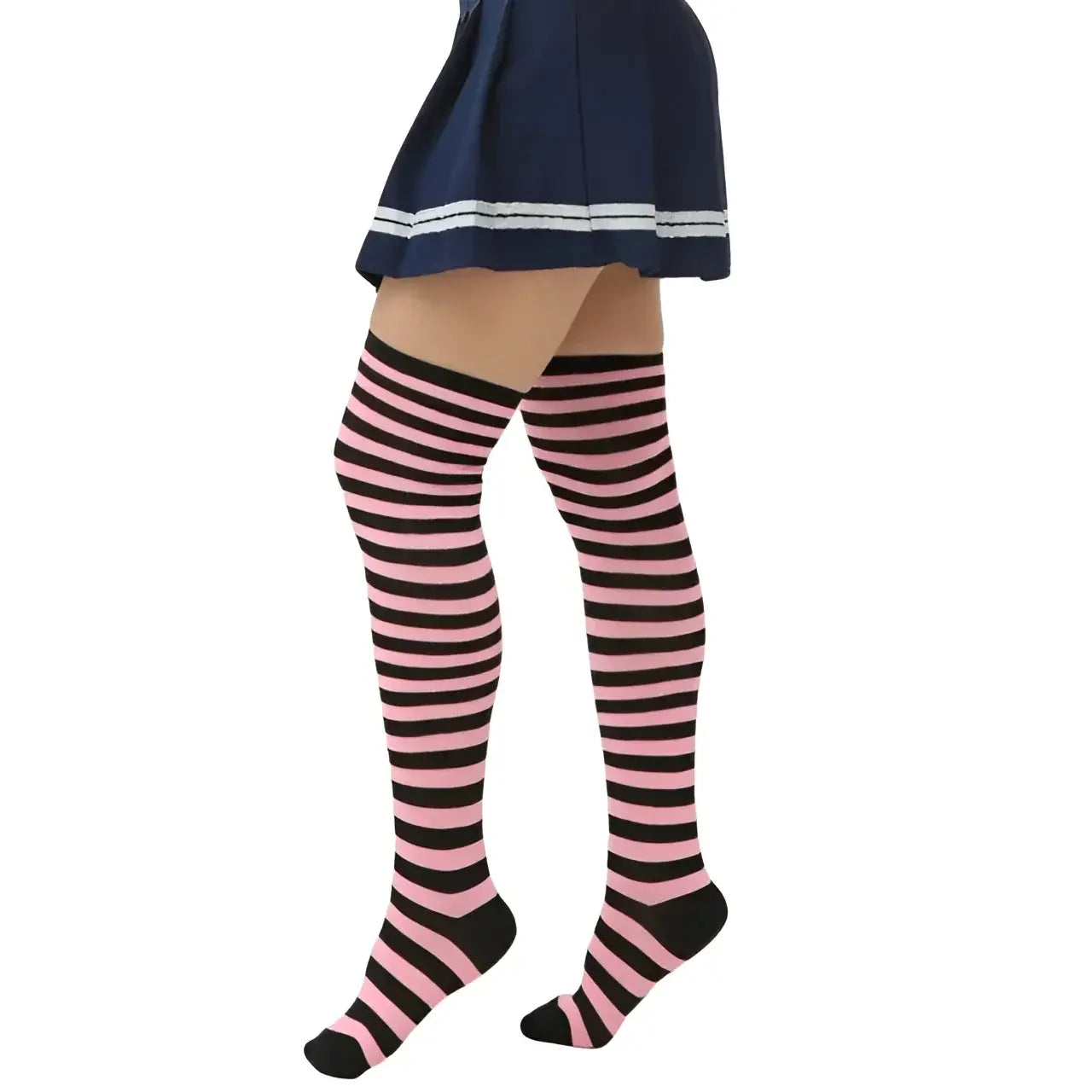 Thigh High Assorted Coloured Socks - gmaxx