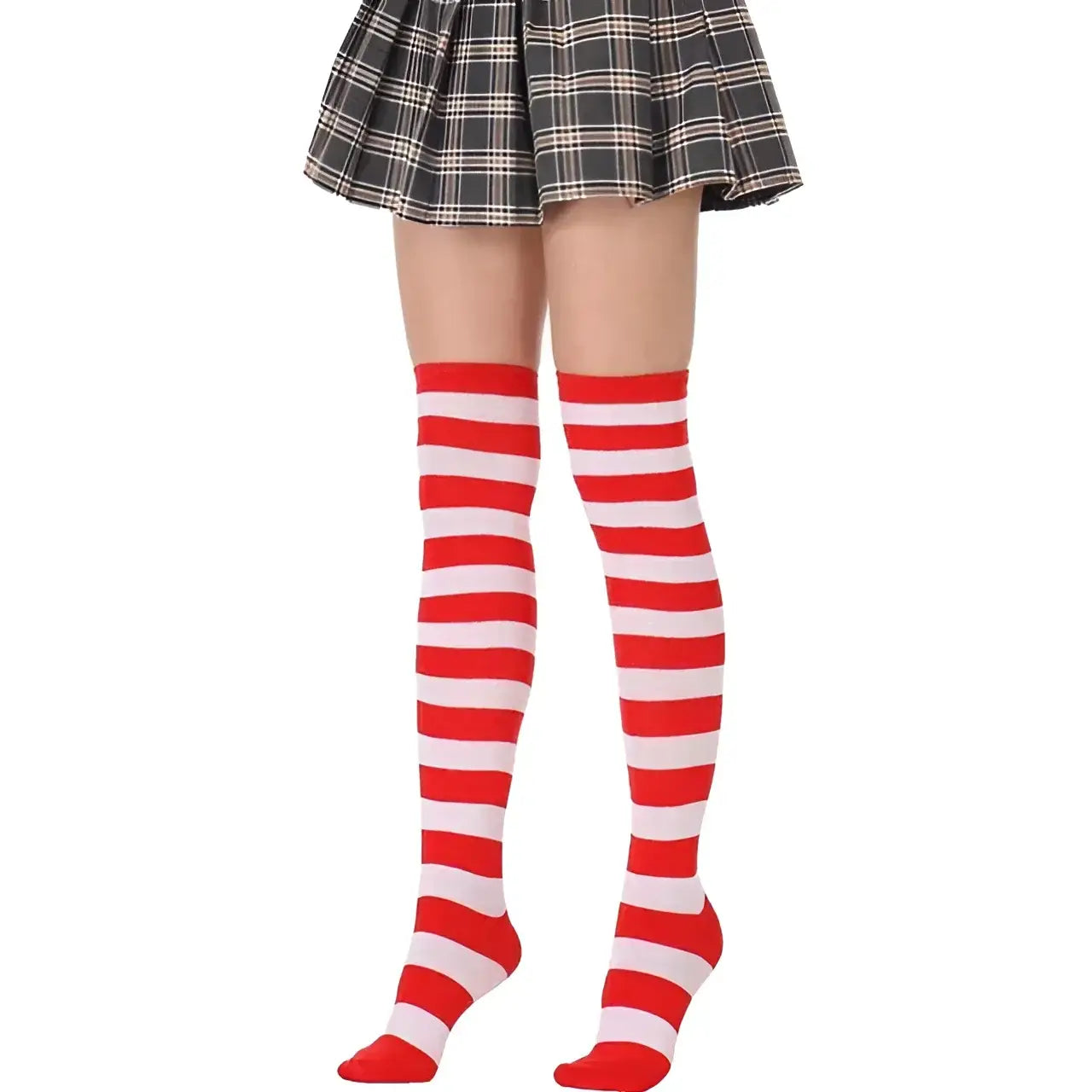 Thigh High Assorted Coloured Socks - gmaxx