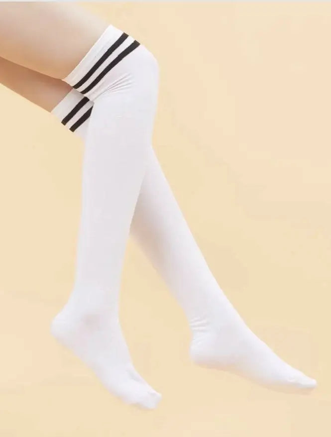 Thigh High Assorted Coloured Socks - gmaxx