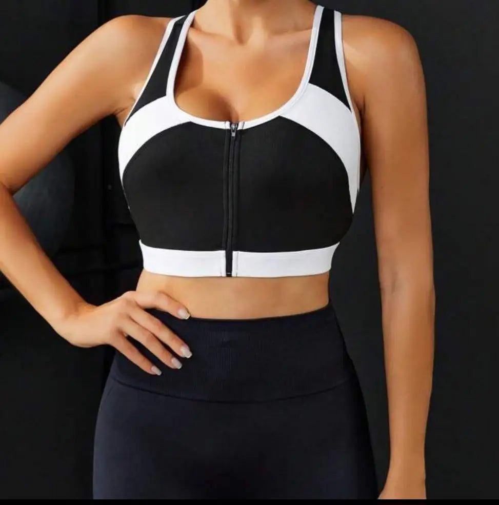 Toni Front Zip Sports Bra - gmaxx