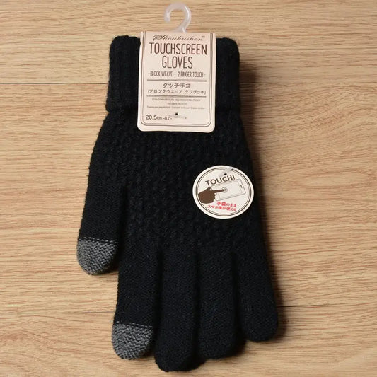 Touch Screen Gloves - Cosy Knitted - gmaxx