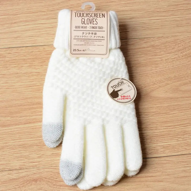 Touch Screen Gloves - Cosy Knitted - gmaxx