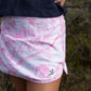 Gmaxx Skorts Julia skort is a beautiful soft pink and white print. Very Feminine. Undershorts with two pockets. Ideal for Golf, Pickleball, Tennis