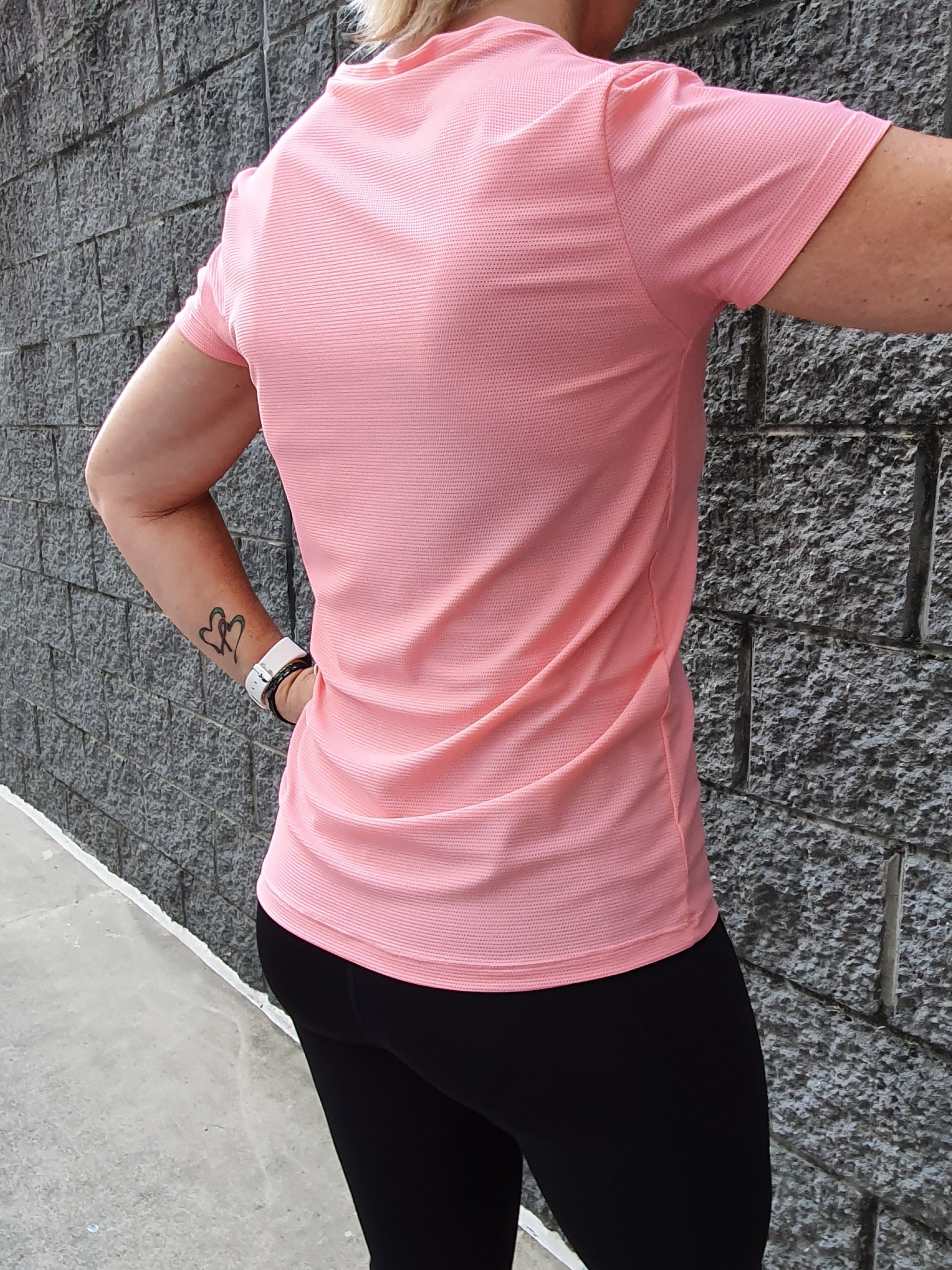 Gmaxx 'SCULPT' MESH T-Shirts, Blue and Candy Pink - XS to 3XL