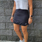 Gmaxx Black Skort. Ideal for Golf & Tennis, Skort with pockets, suit tennis dress, tennis skirt pickleball, golf skort, Golf skirt