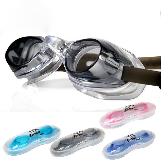 Adjustable silicone swim goggles